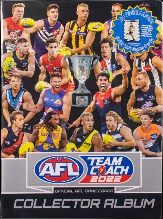 2022 AFL Team Coach Cardboard Album