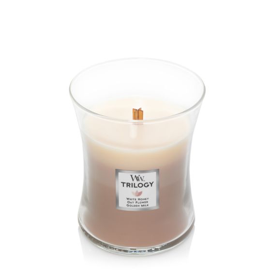 WoodWick Golden Treats Trilogy Medium Candle