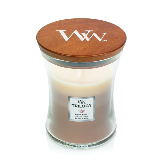 WoodWick Golden Treats Trilogy Medium Candle