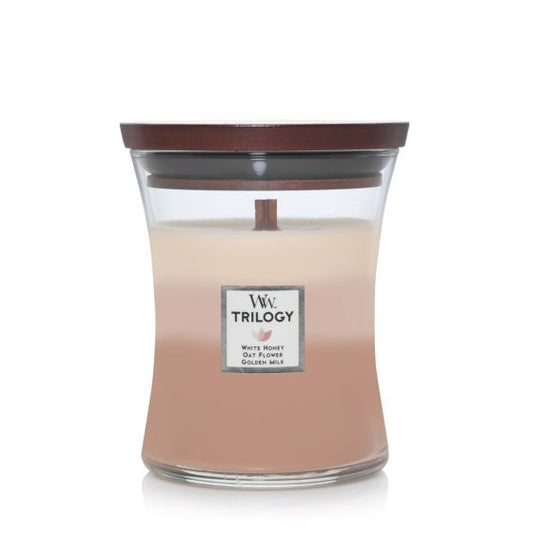 WoodWick Golden Treats Trilogy Medium Candle