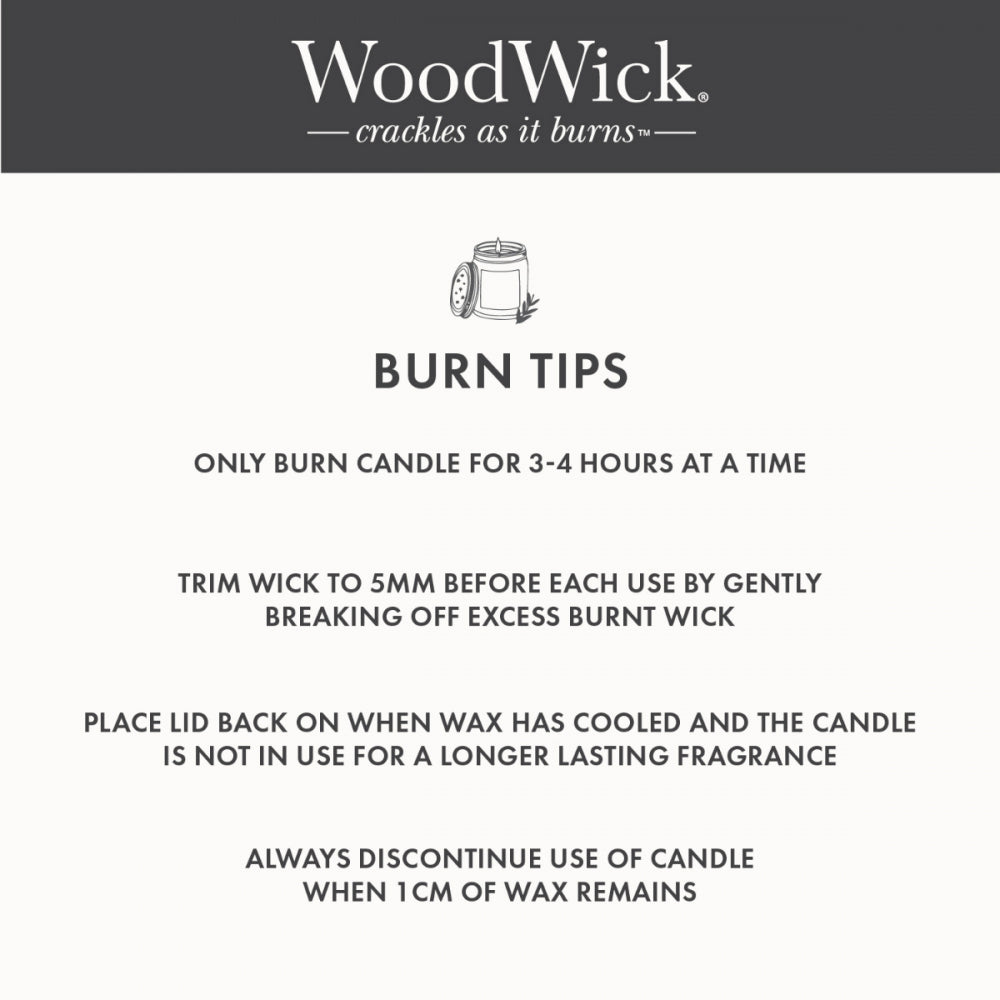 WoodWick Warm Wool Medium Candle
