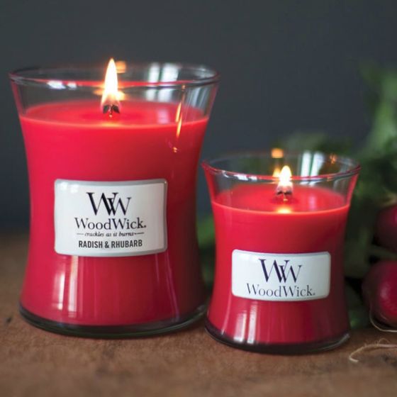 WoodWick Radish & Rhubarb Medium Candle