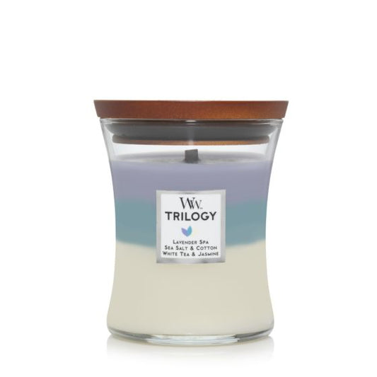 WoodWick Calming Retreat Trilogy Medium Candle