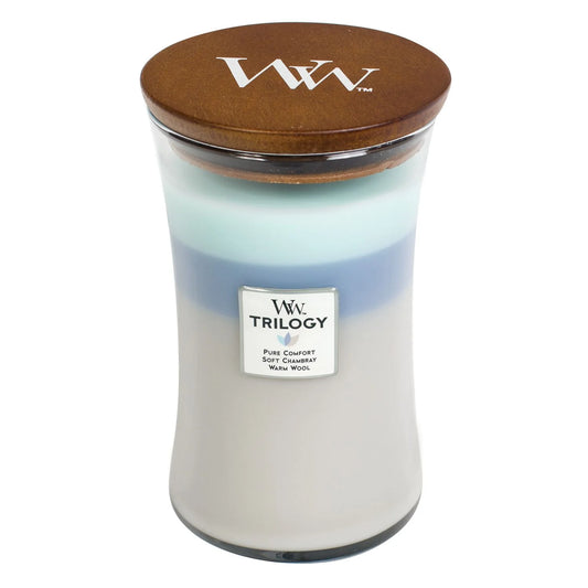 WoodWick Woven Comforts Trilogy Large Candle